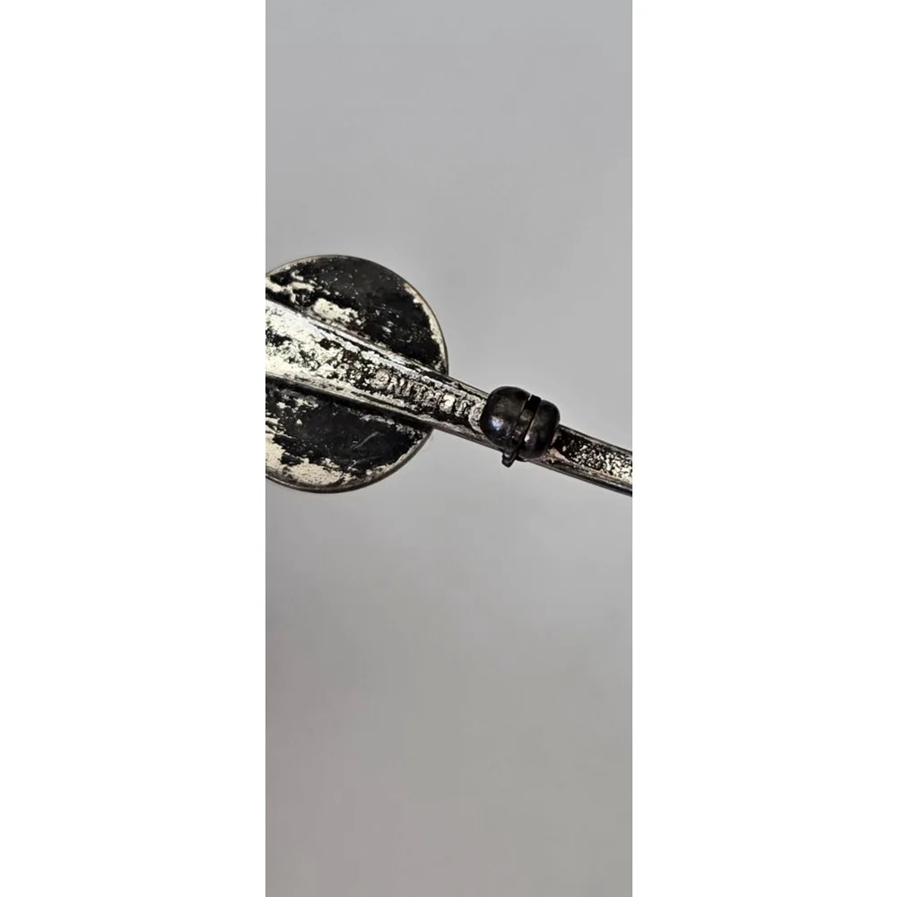 Vtg 925 sterling brooch spoon tarnish